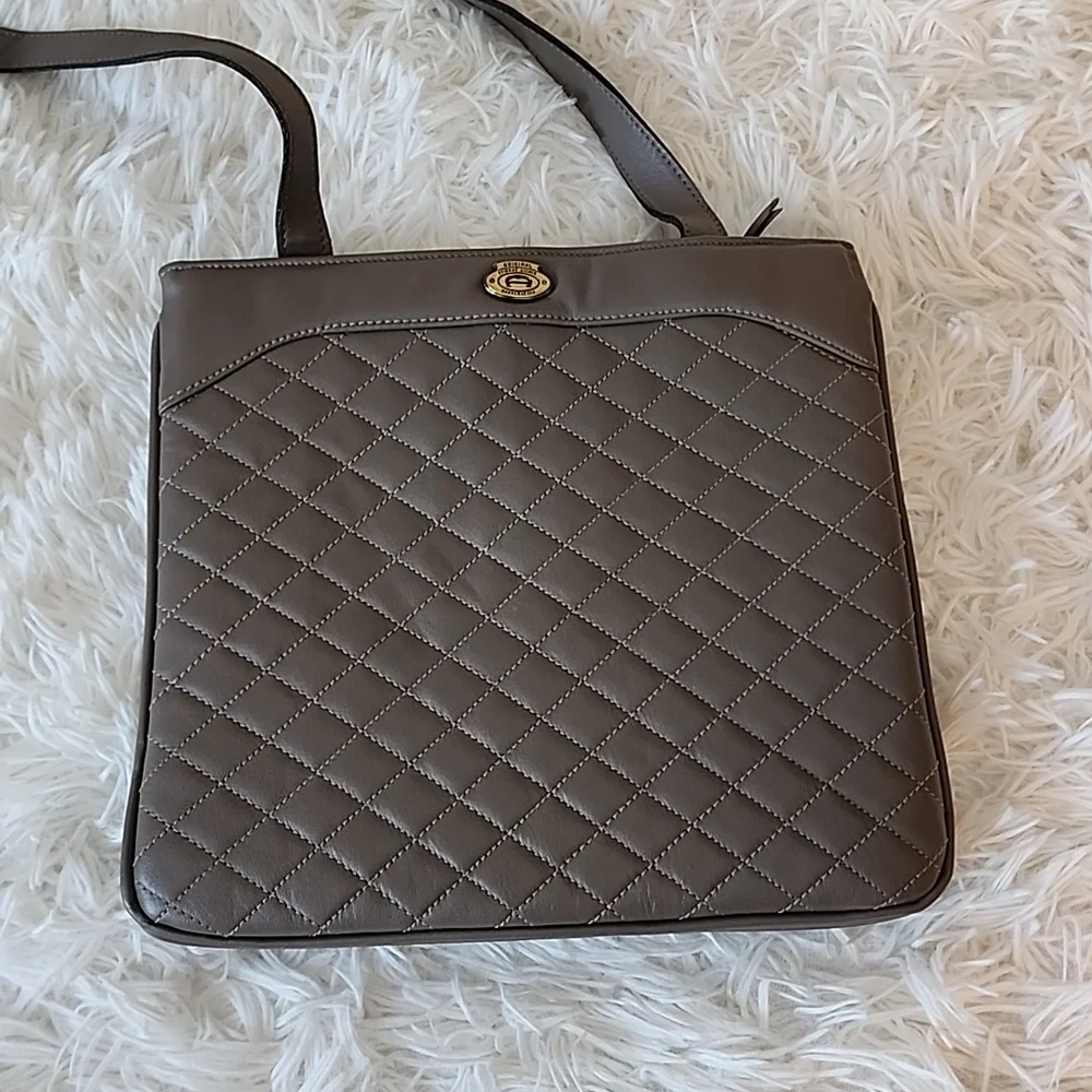 Etienne Aigner  Handcrafted Elegant Quilted Shoulder Bag